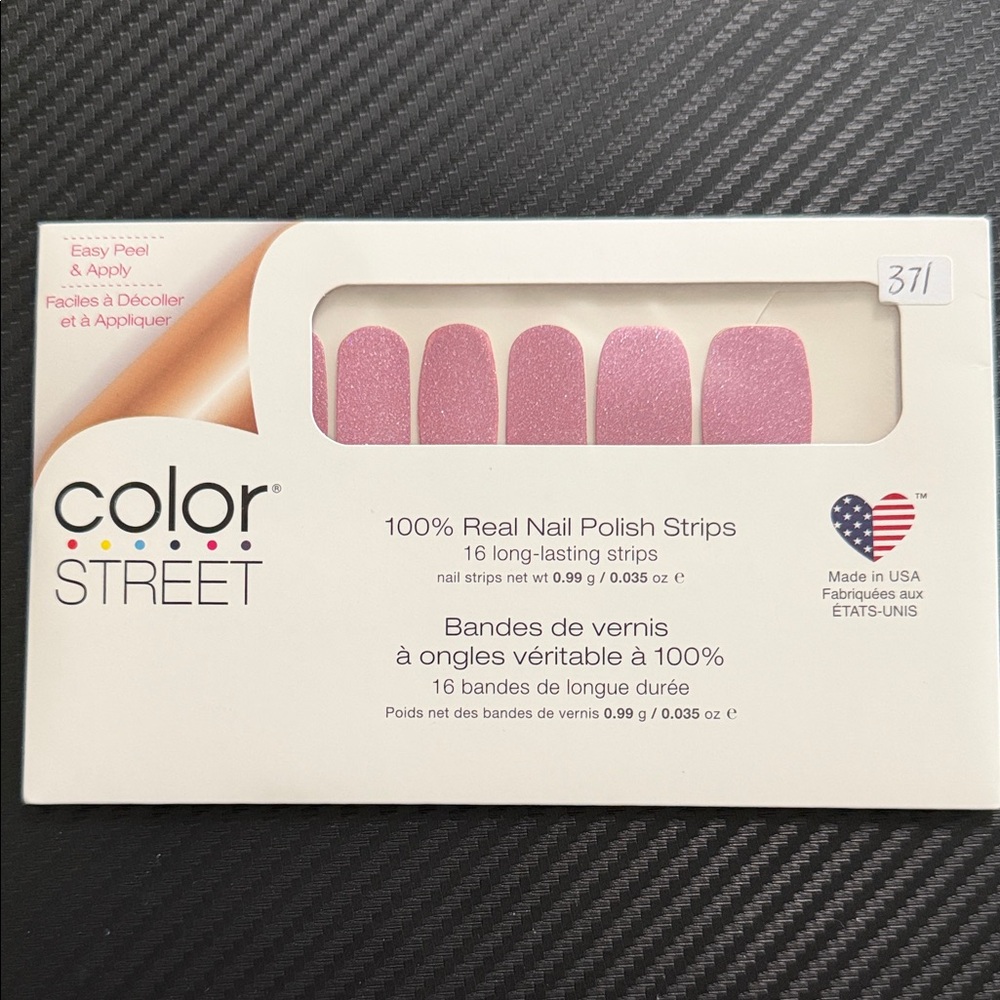 Color Street Sparkling Pink Nail Polish Strips - Czech Me Out